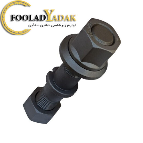 پیچ چرخ کامیون فولاد یدک لوازم یدکی کامیون